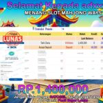 BUKTI JACKPOT SLOT MAHJONG WAYS TERPERCAYA DI INDONESIA TGL 14-07-2024