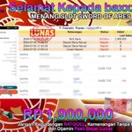 BUKTI JACKPOT SLOT SWORD OF ARES TERPERCAYA DI INDONESIA TGL 02-07-2024