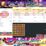 BUKTI JACKPOT SLOT SUGAR RUSH 1000 TERPERCAYA DI INDONESIA TGL 15-08-2024