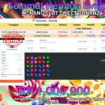 BUKTI JACKPOT SLOT SWEET BONANZA  TERPERCAYA DI INDONESIA TGL 17-09-2024