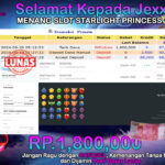 BUKTI JACKPOT SLOT STARLIGHT PRINCESS 1000 TERPERCAYA DI INDONESIA TGL 30-09-2024