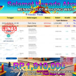 BUKTI JACKPOT SLOT MAHJONG WAYS TERPERCAYA DI INDONESIA TGL 01-10-202