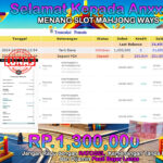 BUKTI JACKPOT SLOT MAHJONG WAYS TERPERCAYA DI INDONESIA TGL 20-10-2024