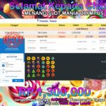 BUKTI JACKPOT SLOT MANIA OLYMPUS TERPERCAYA DI INDONESIA TGL 07-10-2024