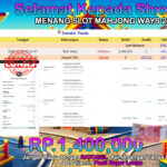 BUKTI JACKPOT SLOT MAHJONG WAYS 2 TERPERCAYA DI INDONESIA TGL 08-10-2024