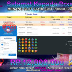 BUKTI JACKPOT SLOT STARLIGHT PRINCESS 1000 TERPERCAYA DI INDONESIA TGL 13-10-2024