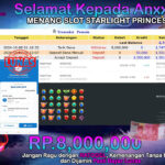 BUKTI JACKPOT SLOT STARLIGHT PRINCESS TERPERCAYA DI INDONESIA TGL 08-10-2024